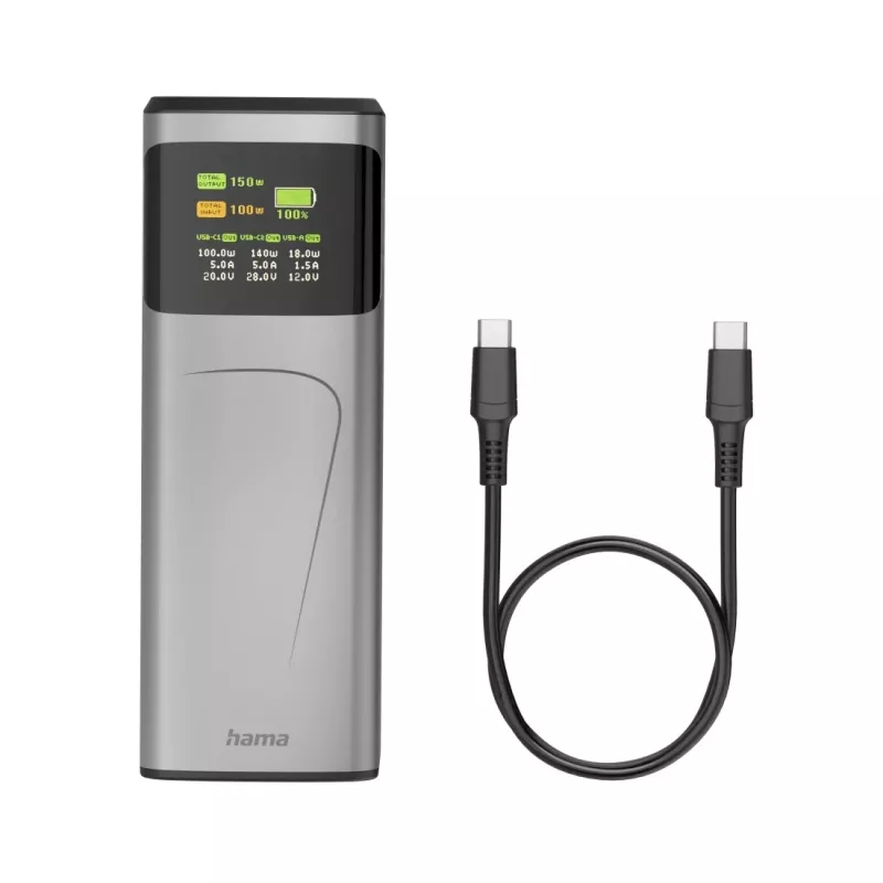 Hama High Power Lithium-Ion (Li-Ion) 24000 mAh Szary