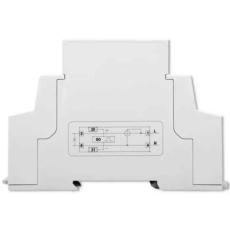 Jednofazowy licznik energii elektrycznej QOLTEC 50887 230 V LCD cienki