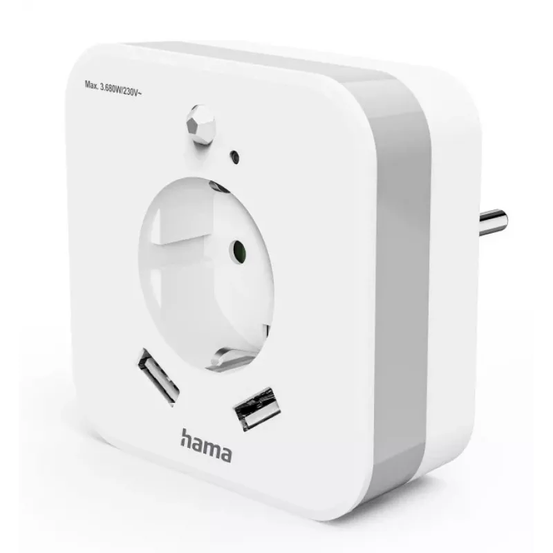 Lampka nocna do gniazdka Hama 00223507 ciepła biel LED 3000K
