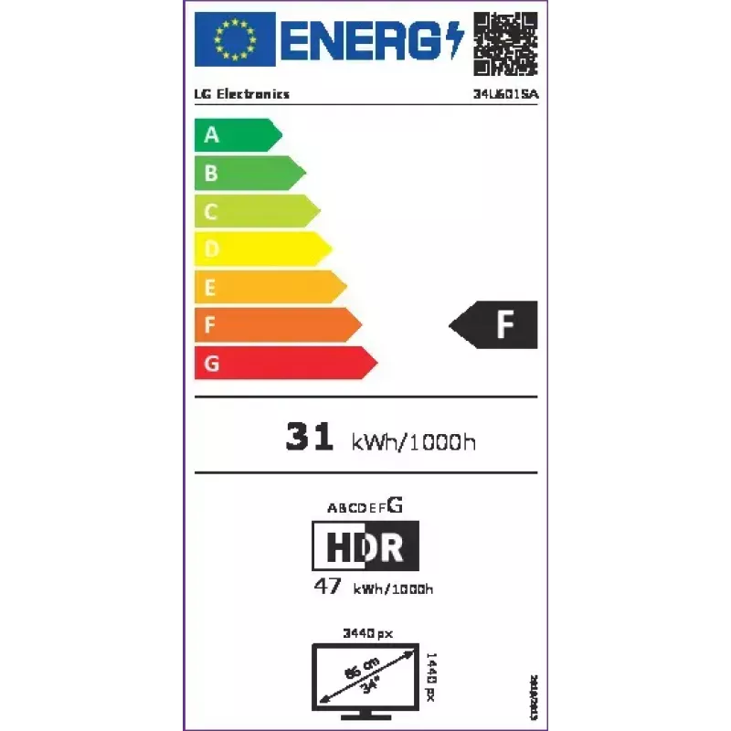 Monitor LCD zakrzywiony LG 34U601SA-W 34 cale 3440×1440 Dual WQHD, 5 ms, hub USB, głośniki, VESA, biały