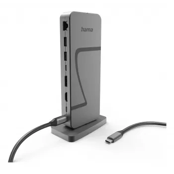 Hama Connect2Office Speed USB 3.2 Gen 1 (3.1 Gen 1) Type-C 40000 Mbit/s Antracyt