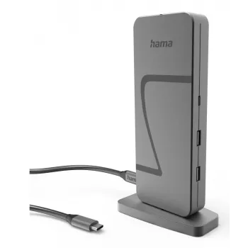 Hama Connect2Office Speed USB 3.2 Gen 1 (3.1 Gen 1) Type-C 40000 Mbit/s Antracyt