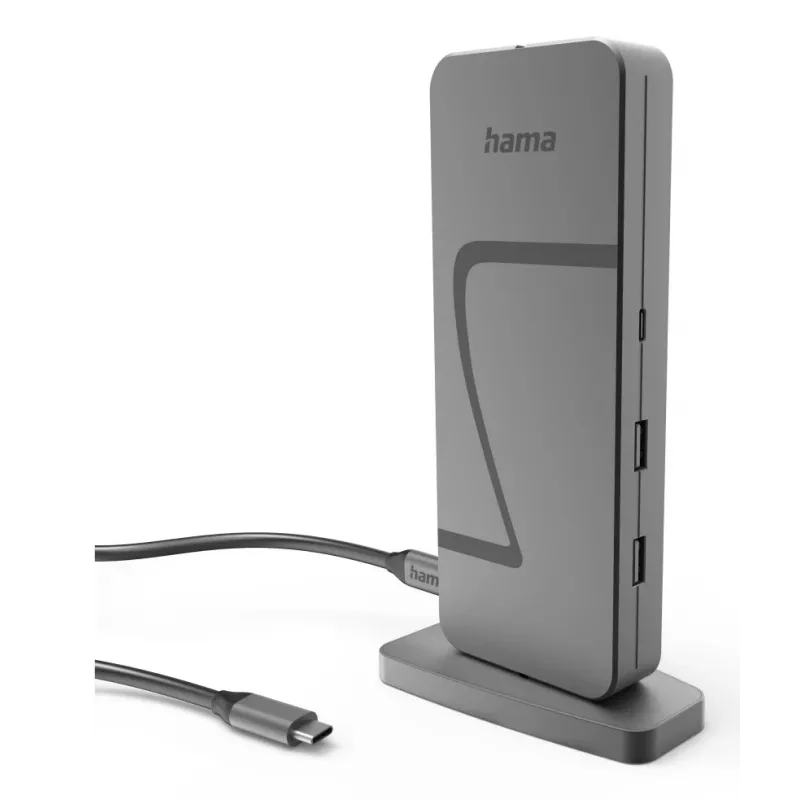 Hama Connect2Office Speed USB 3.2 Gen 1 (3.1 Gen 1) Type-C 40000 Mbit/s Antracyt