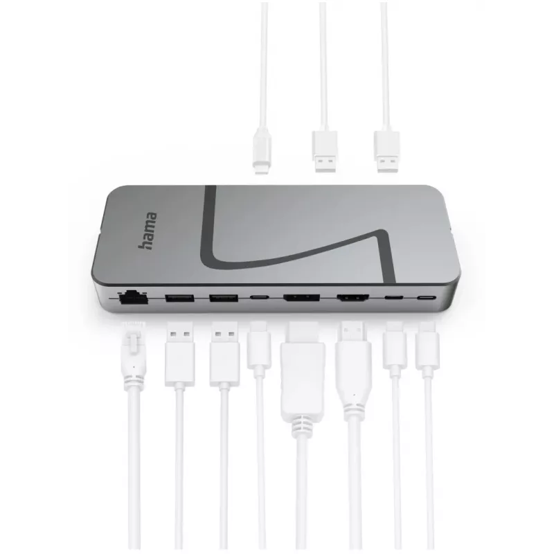 Hama Connect2Office Speed USB 3.2 Gen 1 (3.1 Gen 1) Type-C 40000 Mbit/s Antracyt