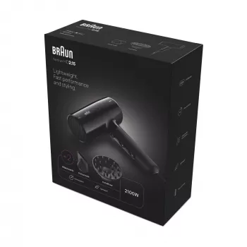 Suszarka do włosów Braun HD2.15 2100 W czarna