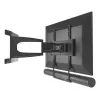 Uchwyt głośnikowy Hama 00220884 czarny Uchwyt do telewizora 20 kg udźwig