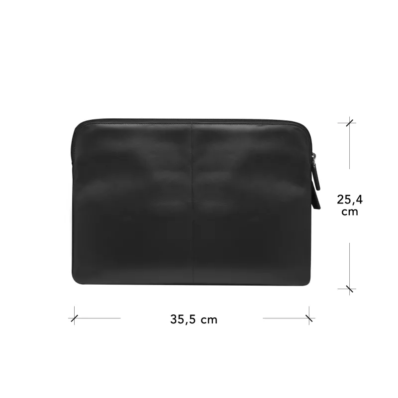Etui rękaw d bramante dbramante1928 Skagen Pro+ do MacBook Pro 14 cali / do 14 cali – Czarny, 35,6 cm, 1 kieszeń przednia