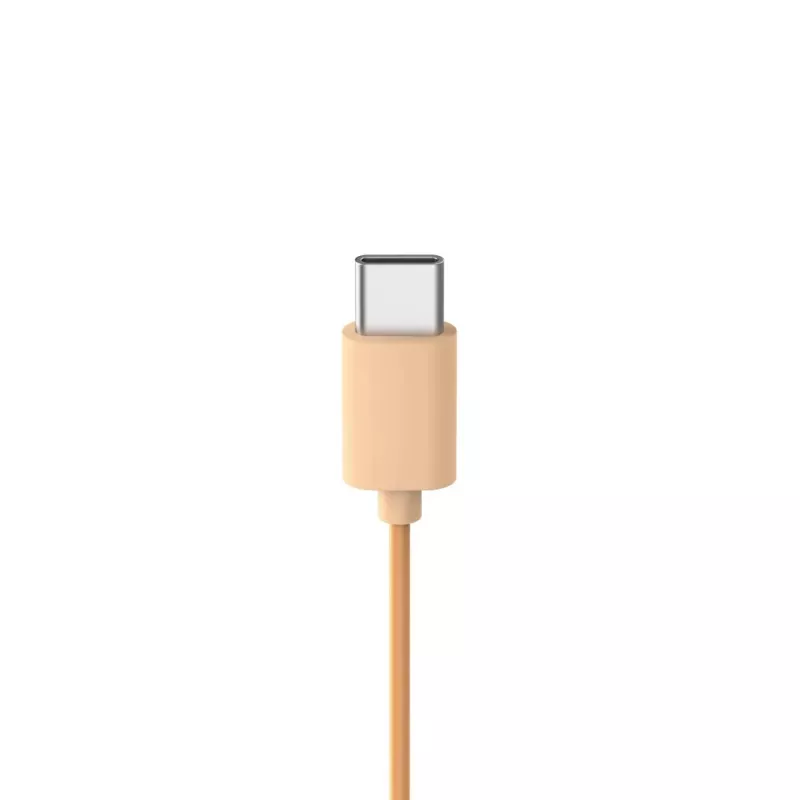 Hama Fun C Zestaw słuchawkowy Przewodowe Nagłowny Rozmowy/Muzyka USB Type-C Pomarańczowy