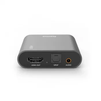 Rozdzielacz audio Hama 00205100 srebrny HDMI 3,5 mm