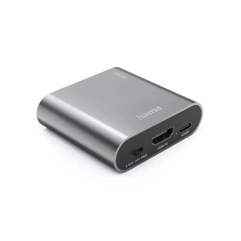 Rozdzielacz audio Hama 00205100 srebrny HDMI 3,5 mm