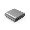 Rozdzielacz audio Hama 00205100 srebrny HDMI 3,5 mm