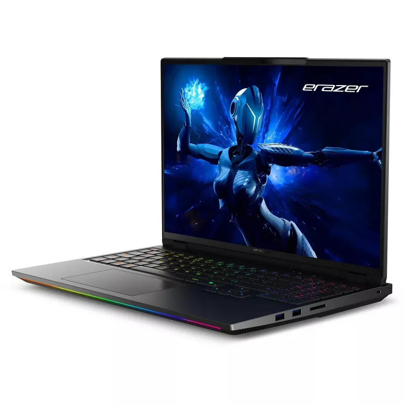 ERAZER Beast 16 X1 Ultimate Intel Core Ultra 9 275HX Laptop 40,6 cm (16 cali) Quad HD+ 32 GB DDR5-SDRAM 2 TB SSD NVIDIA GeForce RTX 5080 Wi-Fi 6E (802.11ax) Windows 11 Home US English Czarny