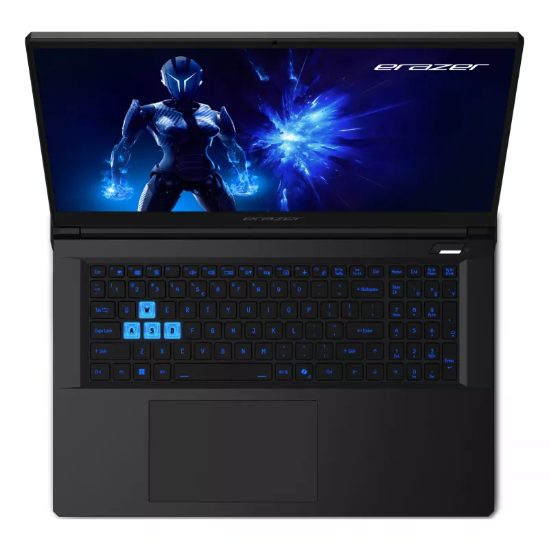 ERAZER Defender 17 P1 MD62756 Intel® Core™ i7 i7-13620H Laptop 43,9 cm (17,3 cala) Full HD 32 GB DDR5-SDRAM 2 TB SSD NVIDIA GeForce RTX 5060 Wi-Fi 6E (802.11ax) Windows 11 Home Czarny