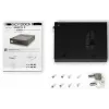 ICY BOX Festplattenwechselrahmen MB991IK-B, 6,40cm (2.5), SAS - SATA, High Quality, schwarz Aluminium-Wechselrahmen für 6,40cm (2.5) Festplatten mit S