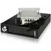 ICY BOX Festplattenwechselrahmen MB991IK-B, 6,40cm (2.5), SAS - SATA, High Quality, schwarz Aluminium-Wechselrahmen für 6,40cm (2.5) Festplatten mit S