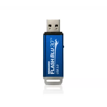 Kanguru FlashBlu30 SuperSpeed USB3.0 64 GB | Bezpieczny pendrive | Fizyczny przełącznik ochrony przed zapisem | Kompatybilny z Windows „Ready Boost”
