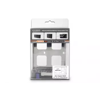 ICY BOX Cremax ICY Dock MB453TRAY-2B - Träger für Speicherlaufwerk (Caddy) mit hotswapfähiger Wechselrahmen - 2.5 / 3.5 gemeinsam genutzt (MB453TRAY-2