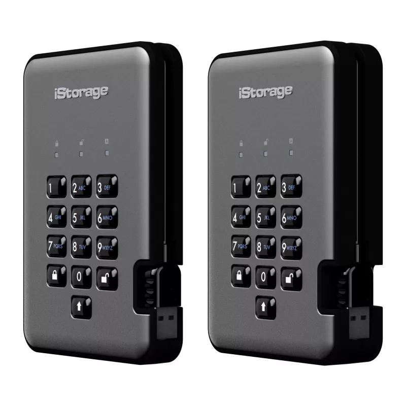 Dysk twardy iStorage 2 TB USB 3.2 IS-DAP2-256-2000-C-G