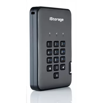 Stacjonarny dysk SSD iStorage 1 TB 2.5 USB 3.2 IS-DAP2-256-SSD-1000-C-G
