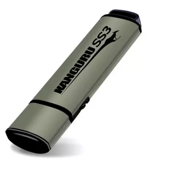 Kanguru SS3™ SuperSpeed USB3.0 512 GB |Bezpieczny pendrive| Fizyczny przełącznik ochrony przed zapisem | Kompatybilny z Windows „Ready Boost” | Prosta instalacja bez sterowników | Plug and Play