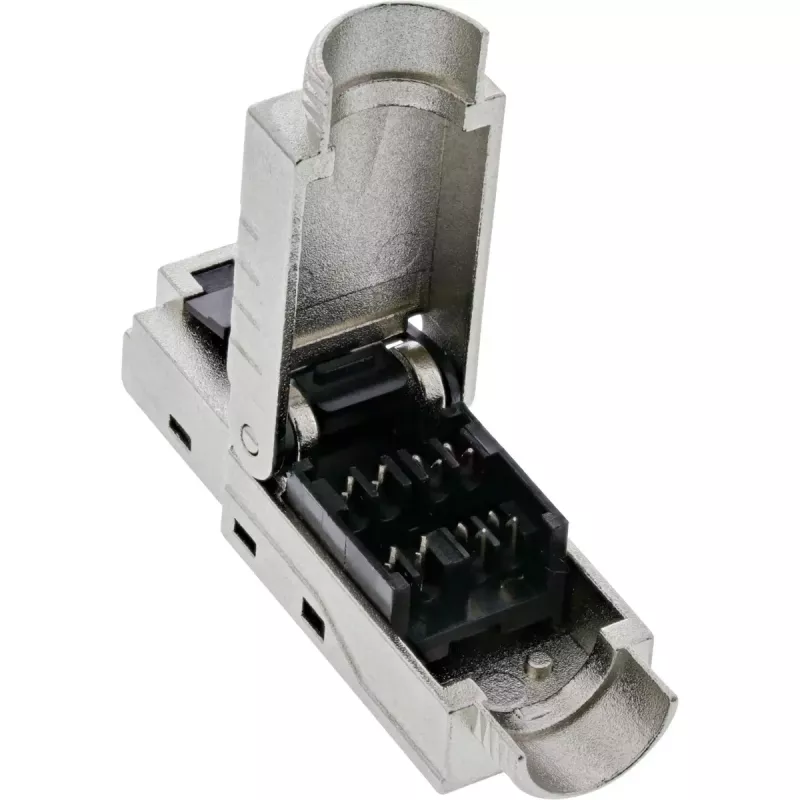 InLine wtyk RJ45 Kat.8.1 2000MHz, zarabialny w terenie, ekranowany, z nakrętką