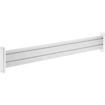 Panel z listwami InLine Slatwall Aluminium, do montażu na biurku, 1m