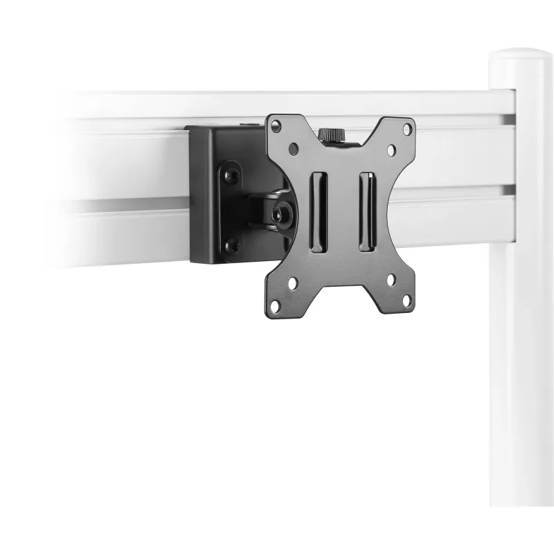 Krótki uchwyt monitora InLine Slatwall o udźwigu 6,5 kg, 13 cali