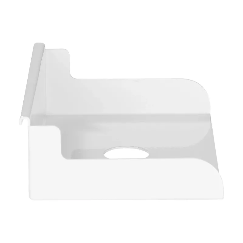 InLine Mała półka do paneli listwowych biała 180 mm x 120 mm x 55 mm