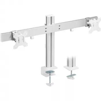 InLine Aluminiowy uchwyt biurkowy do monitora na 2 monitory do 32 cali, 8 kg