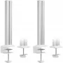 Column InLine 23181B Aluminium biały 43mm Height Set of 2