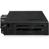 Obudowa adaptera U.2 na SlimSAS NVMe, Icy Dock ToughArmor MB105VP-B, PCIe 4.0, obsługuje 2 napędy 2,5 cala, 1 zatoka 5,25 cala