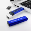 iStorage datAshur PRO+C 128 GB | Certyfikat FIPS 140-3 poziom 3 | Bezpieczny pendrive USB typu C | Sprzętowe szyfrowanie AES-XTS 256-bit | Chroniony kodem PIN | W zestawie adapter typu C na A