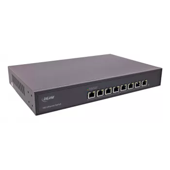 Przełącznik sieciowy InLine 32308A Niezarządzalny 10G Ethernet (100/1000/10000) Czarny