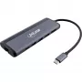 InLine 8-w-1 USB-C Multihub, HDMI, DP, USB 3.2, PD 3.0 100W, MST