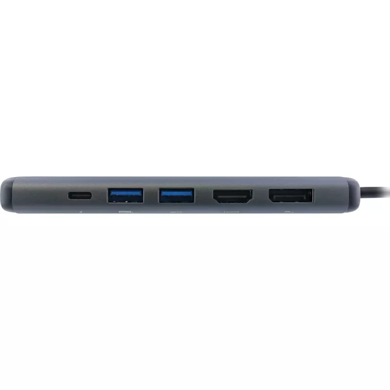 InLine 8-w-1 USB-C Multihub, HDMI, DP, USB 3.2, PD 3.0 100W, MST