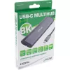InLine 8-w-1 USB-C Multihub, HDMI, DP, USB 3.2, PD 3.0 100W, MST