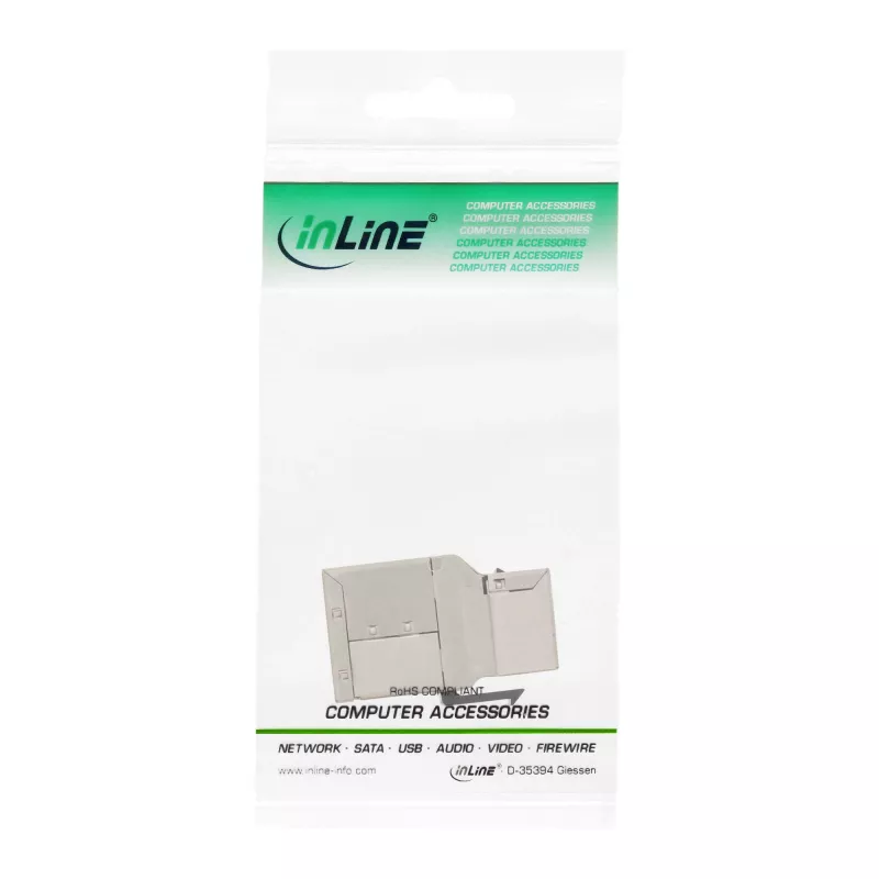 Moduł Keystone InLine RJ45 żeński na żeński SNAP-In Cat.6A STP