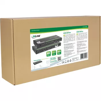 Przełącznik HDMI InLine 57885B z USB-C