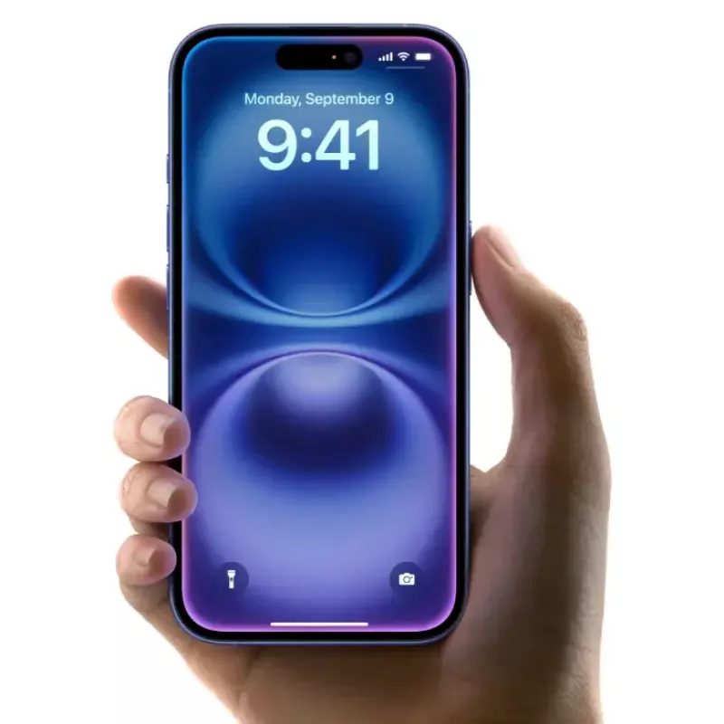 Smartfon Apple iPhone 16 — 6,1 cala (15,5 cm), A18, 128 GB, Dual SIM, podwójny aparat 48 MP, Teal
