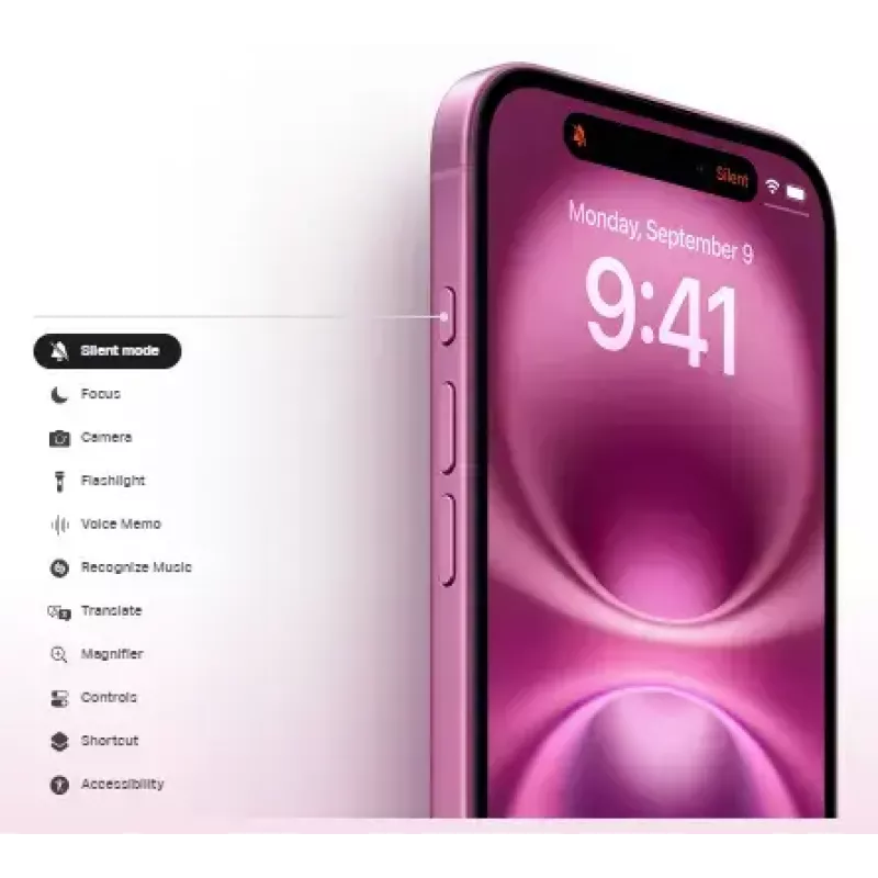 Smartfon Apple iPhone 16 — 6,1 cala (15,5 cm), A18, 128 GB, Dual SIM, podwójny aparat 48 MP, Teal