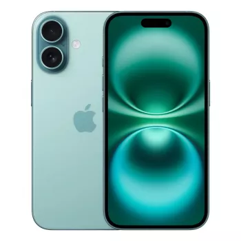 Smartfon Apple iPhone 16 — 6,1 cala (15,5 cm), A18, 128 GB, Dual SIM, podwójny aparat 48 MP, Teal