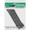 Listwa zasilająca InLine, 6 gniazd z uziemieniem CEE 7/3, czarna, 5 m