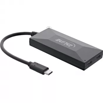 InLine USB 3.2 Gen.1 Hub, USB-C na 2 porty USB-C i 3 porty USB-A, bez ZAS