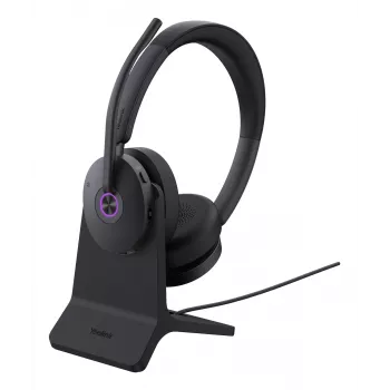 Słuchawki nauszne Yealink BH74 Teams USB-C/A ze stojakiem — Microsoft Teams, jedno ucho, połączenie przewodowe
