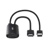 Konwerter HDMI na USB Type-C Lindy 43423 z zasilaniem USB, kabel 0,2 m, złącza HDMI + USB-C