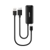 Konwerter HDMI na USB Type-C Lindy 43423 z zasilaniem USB, kabel 0,2 m, złącza HDMI + USB-C
