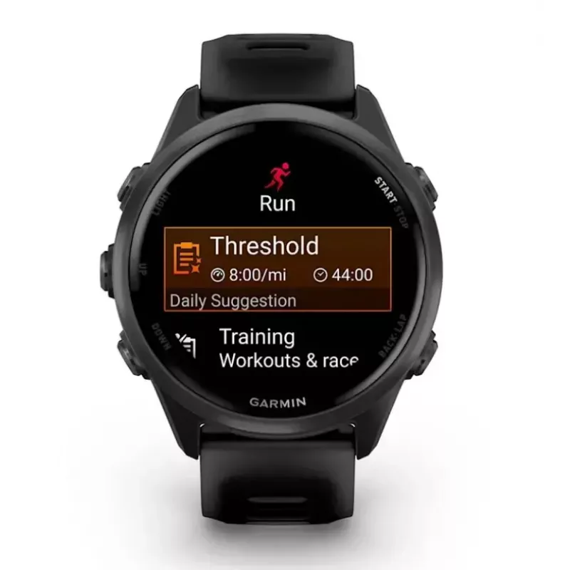 Smartwatch GARMIN Forerunner 570 42 mm AMOLED 1.2 cala 390×390 Ekran dotykowy Wi‑Fi GPS Czarny