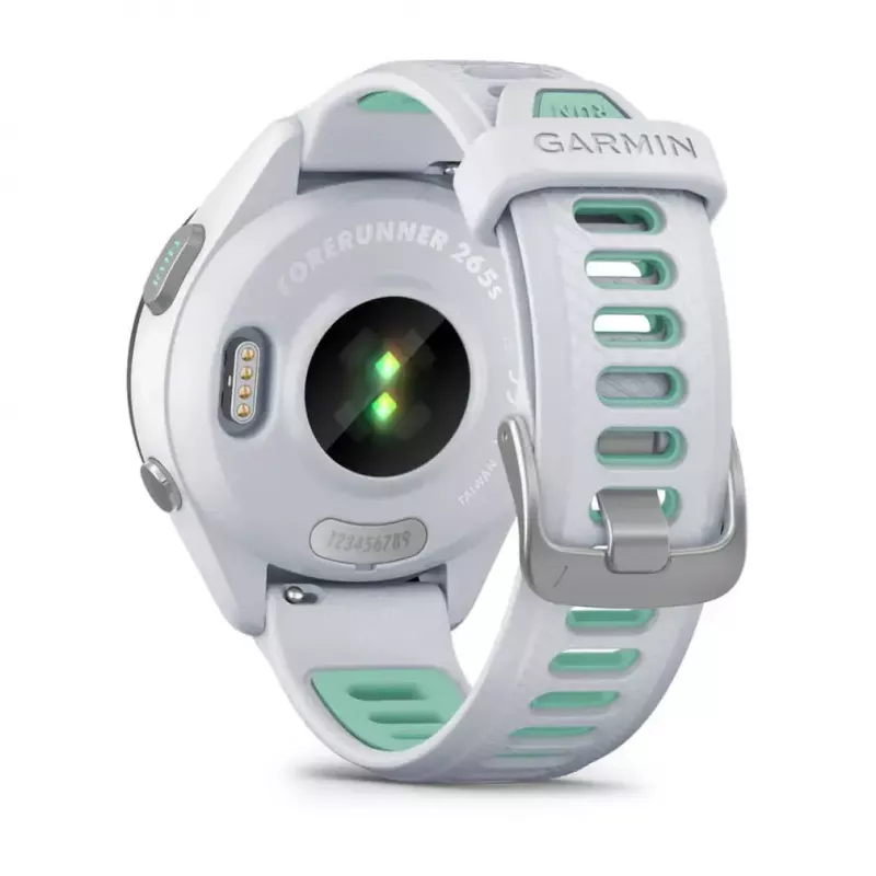 Smartwatch Garmin Forerunner 265S Teal biały