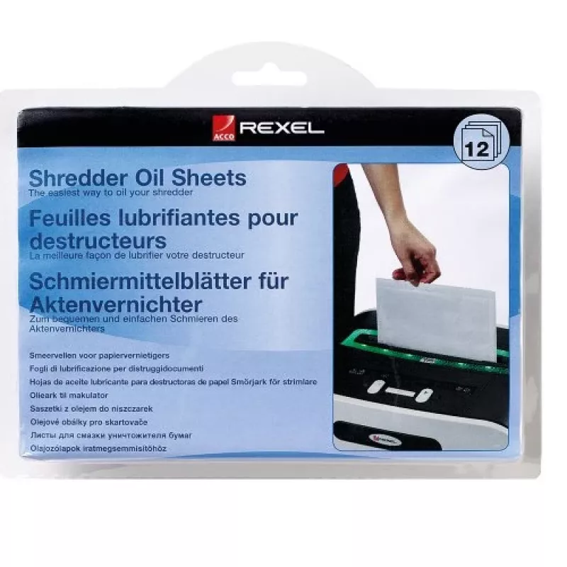 Rexel Shredder Oil Sheets (opakowanie 20 szt.)