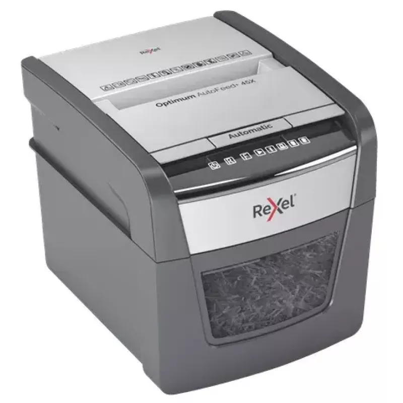 Rexel Optimum AutoFeed 45X Automatyczna niszczarka dokumentów z cięciem poprzecznym P4